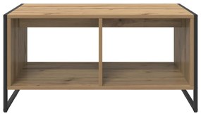 vidaXL Dohányzóasztal Művészi tölgy 80 x 50 x 40 cm Faanyag