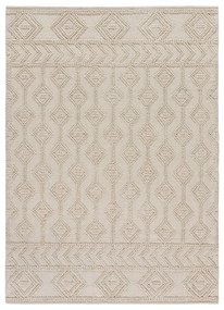 Krémszínű mosható kézi szövésű újrahasznosított pamut szőnyeg 80x120 cm Pamuk – Universal