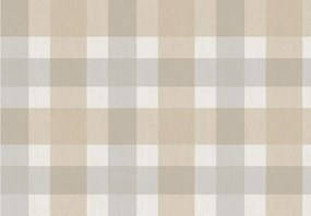 Parato Cristiana Masi Top Stripes Patch bézs-kék kockás vlies tapéta – 38423