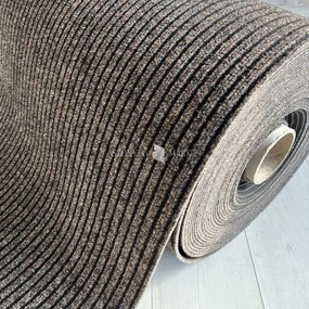 Egyszínű, barna szennyfogó szőnyeg méterben 100cm szélességű