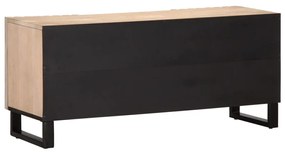 fehér tömör mangófa TV-szekrény 105 x 34 x 46 cm