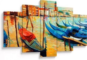 Kép - Velencei kikötő (150x105 cm)