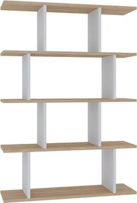 Harmon könyvespolc, fehér-tölgy, 90 cm