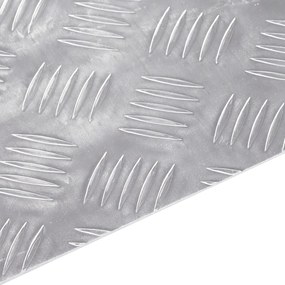 Alumínium Rácsos Lemezek 2 db Csúszásmentes 100x40 cm