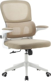 Irodai szék, bézs/fehér, RAKIN