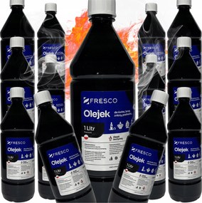 15 db-os Zéró Füstű Üzemanyag Készlet Fénycsőhöz Illatmentes Mécsestartó 1L