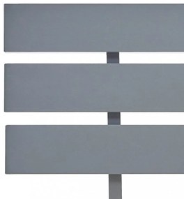 szürke tömör fenyőfa ágykeret 180 x 200 cm