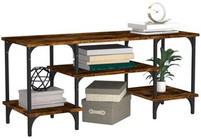 füstös tölgy színű szerelt fa TV-szekrény 102 x 35 x 45,5 cm