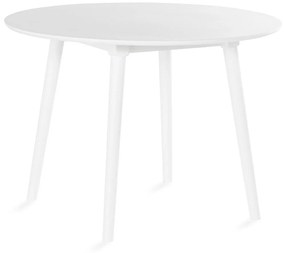 Asztal Springfield 190Fehér, 75cm, Közepes sűrűségű farostlemez, Fa