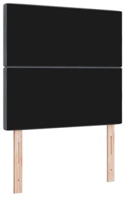 LED fejtámla, sötétszürke, 90 cm, bársony