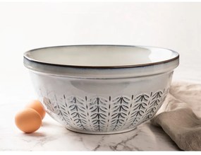 Világosszürke agyagkerámia tál ø 29 cm Lorson – Ladelle