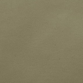 bézs trapéz alakú oxford-szövet napvitorla 2/4 x 3 m