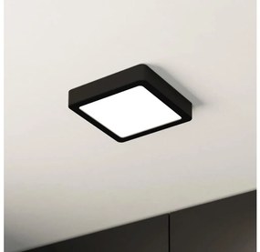 Eglo 900643 - FUEVA LED fürdőszobai mennyezeti lámpatest LED/11W/230V IP44 fekete
