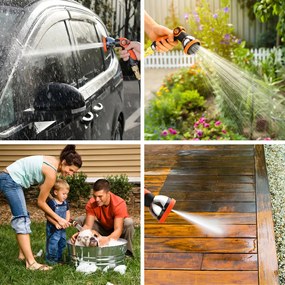 Deuba Kerti locsolótömlő 30 m - fekete