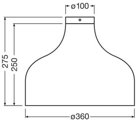 Ledvance - Mennyezeti lámpa DECOR CARDBOARD 1xE27/15W/230V átm. 36 cm