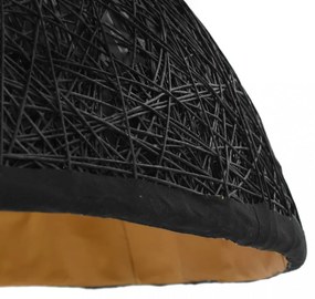 fekete-arany függőlámpa Ø70 cm E27