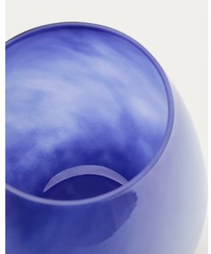 Kék üveg váza (magasság 26 cm) Kelse – Kave Home