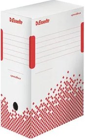 Archiválódoboz, A4, 150 mm, karton, ESSELTE Speedbox, fehér (E623909)