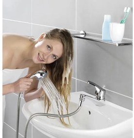 WENKO 22866100 - Zuhany UNIVERSAL 170x6,5 cm fényes króm/ezüst/szürke