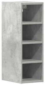betonszürke szerelt fa függő szekrény 20x29,5x60 cm
