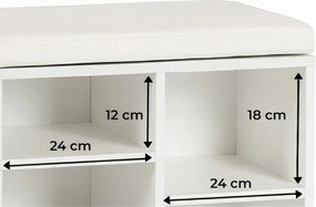 Szafka na buty AXEL104 cm Biała