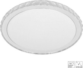 PREZENT 71322 MAYON Ufo Lámpa Fehér, Króm, Átlátszó LED IP20