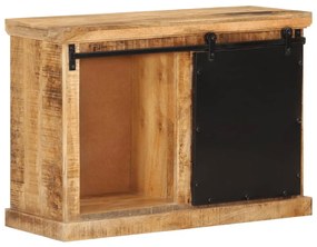tömör nyers mangófa tálalószekrény 80x30x55 cm