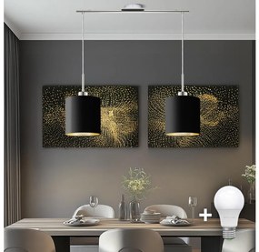 Eglo Eglo - LED TUNJA függeszték 2xE27/60W/230V fekete EG32519B
