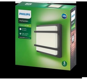 Philips 17394/93/P3 - LED kültéri fali lámpa MYGARDEN PETRONIA LED/12W IP44