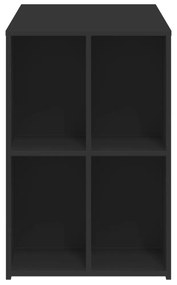 fekete szerelt fa íróasztal 102x50x75 cm
