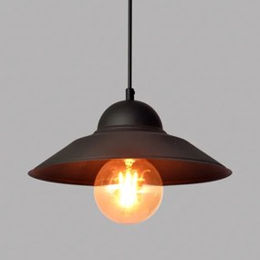 Csillár zsinóron SORAPIS 1xE27/15W/230V fekete