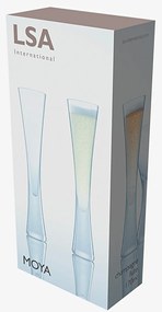 Moya pezsgőspohár, 170 ml, átlátszó, 2 db-os készlet - LSA International
