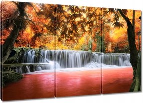 Vászonkép 120x80 Narancssárga vízesés