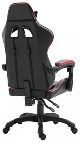 bordó műbőr gamer szék
