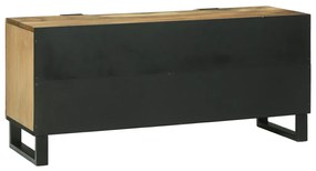 TV Szekrény - 105 x 33,5 x 46 cm, Tömör Mangófából
