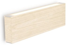 Fali lámpa LED120, beépített meghajtó, dimmer nélkül, több lehetőség - TUNTO Modell: 200 mm-es tölgy, feketére pácolt, direkt és indirekt fény
