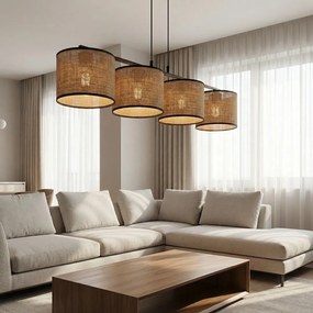 Emibig modern függeszték eco barna fekete emi1657/4