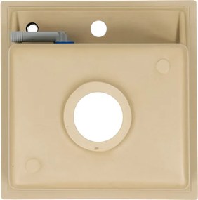 Nia szögletes egy medencés gránit mosogató bézs