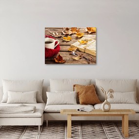 Kép - Őszi csésze tea (70x50 cm)