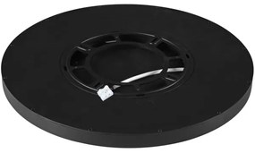 Top Light - LED Mennyezeti lámpa REVIT LED/24W/230V átm. 30 cm fekete