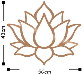 Lotus aranyszínű fali dekoráció - Wallity