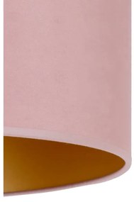 Duolla - Mennyezeti lámpa ROLLER 1xE27/15W/230V d. 40 cm rózsaszín/arany