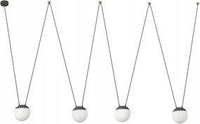 Faro Mine Pc Space függeszték 4xE27, sötétszürke, változtatható rögzítés