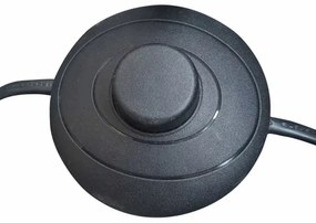 Állólámpa TEKLA 1xE27/20W/230V fekete