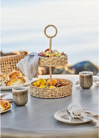 Szürkésbézs kőedény csésze szett 4 db-os 360 ml Viola – House Nordic