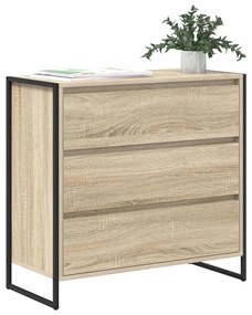 Széf fiókkal Sonoma 79 x 36 x 75.5 cm Faanyag