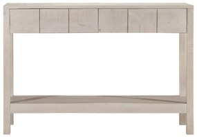 fehér tömör mangófa tálalóasztal 110 x 35 x 75 cm