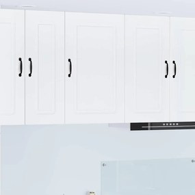 Fali konyhaszekrény polcokkal Fehér 50 x 31 x 80 cm Faanyag