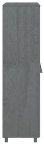 HAMAR sötétszürke tömör fenyőfa gardrób 89 x 50 x 180 cm