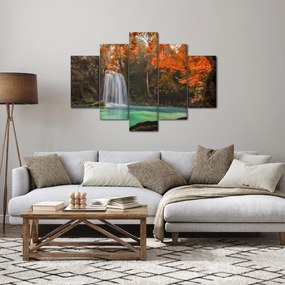 Kép - Vízesés Thaiföldön (150x105 cm)